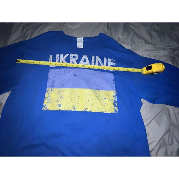 Ukraine Flag Jersey Design Unisex Crewneck Sweatshirt 2XL Pre-Owned VGC - Picture 10 of 12